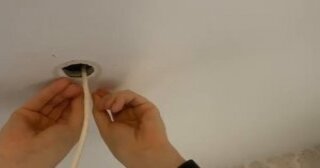 Установка люстры в Верхнем Уфалее в октябре